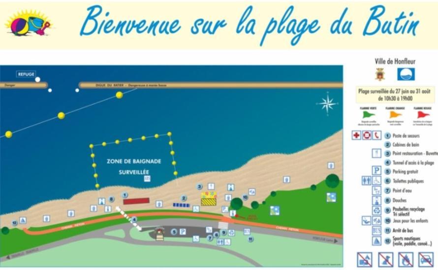 L'Honna Flow, Appartement De Charme Pres Du Centre. 翁弗勒尔 外观 照片